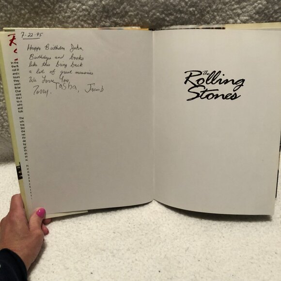 VTG THE ROLLING STONES BOOK BY DAVID CARTER HARDCOVER 1994 JG PRESS 12" X 9" - Picture 6 of 6